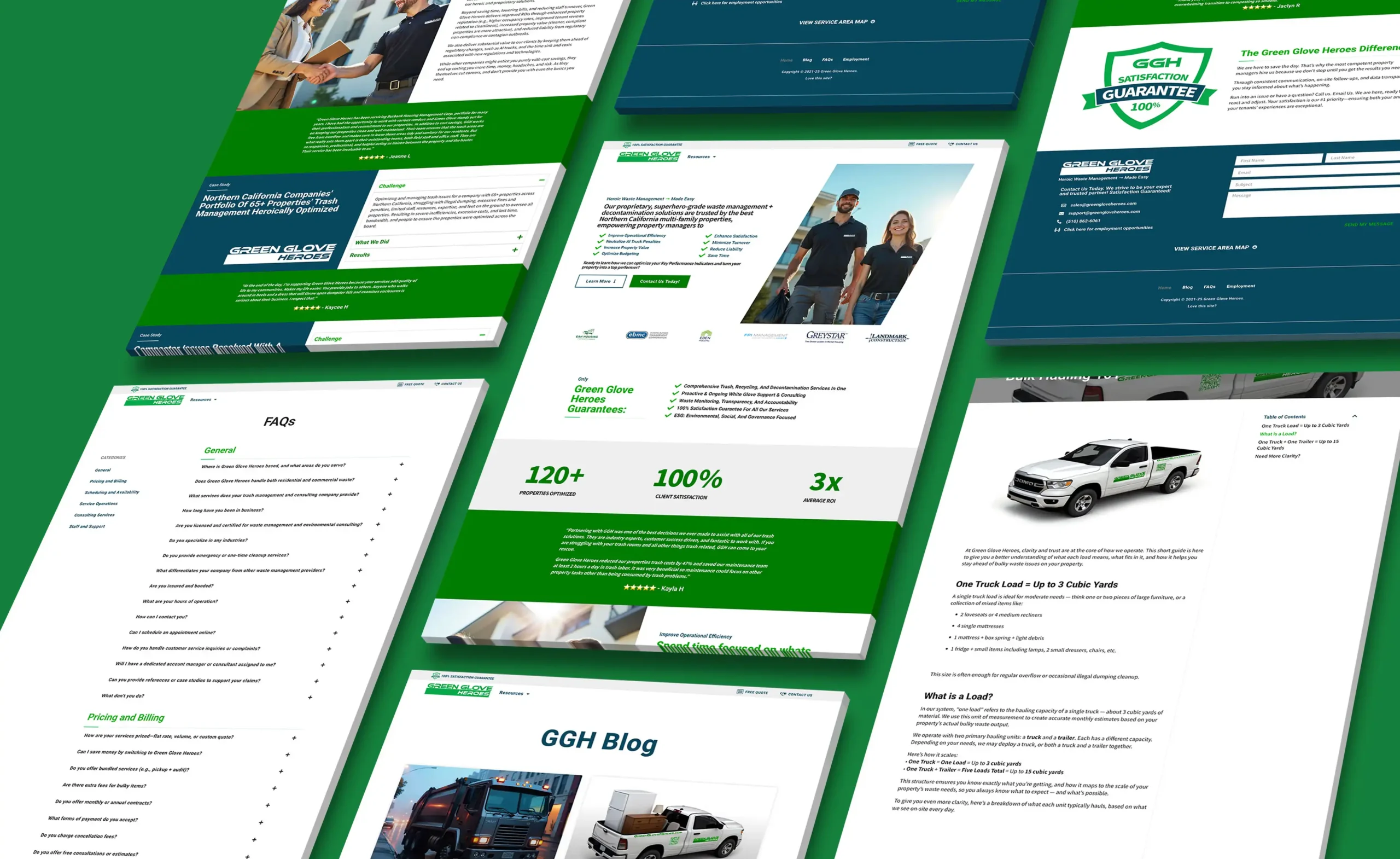Green Glove Heroes website